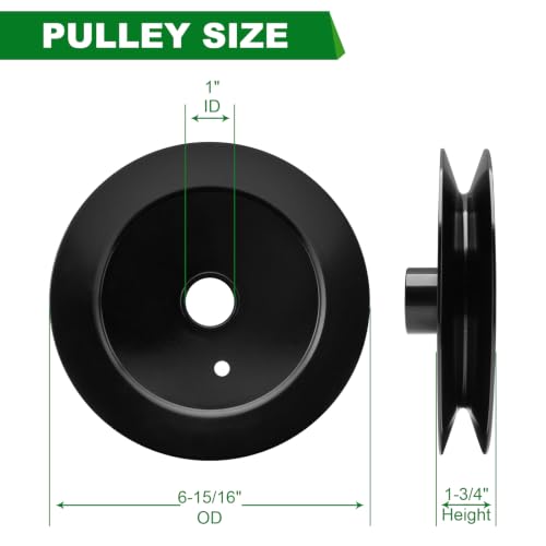 Upgraded Mower Spindle Pulley (135-0363) Fits to ro Titan HD 1500 2000 Titan Max 60 Z-Master 2000 Turbo Force Mower with 60'' Deck - color: 135-0363