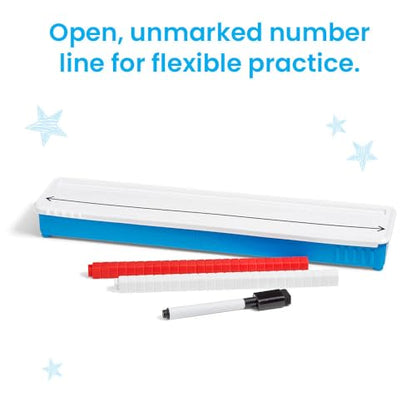 hand2mind Open Number Line Starter Set, White Board Dry Erase Number Lines for Students, Teaching Addition and Subtraction, Educational Math Manipulatives, Classroom Supplies for Teachers Elementary