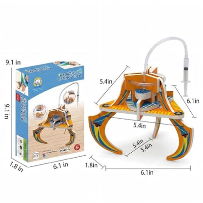 STEM Science Kit Hydraulic Claw, Engineering Toy, Teach Hydraulic Principle - style: Hydraulic Claw