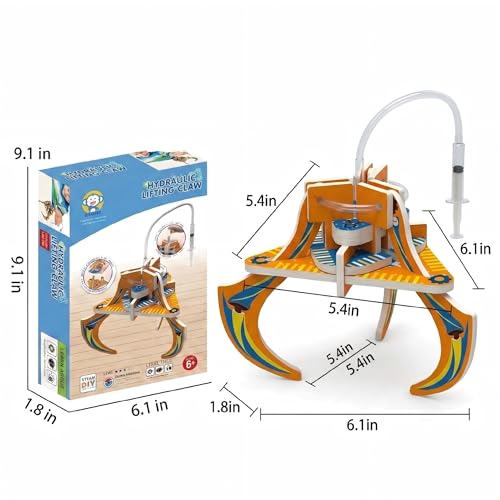 STEM Science Kit Hydraulic Claw, Engineering Toy, Teach Hydraulic Principle - style: Hydraulic Claw