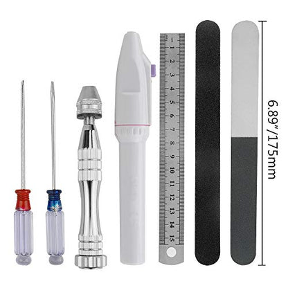 50Pcs Modeler Basic Tools Craft Set Compatible with Gundam Model Tools Kit Hobby Building Tools for Model Assemble Car Model Building Repairing and Fixing DIY Craft Kit