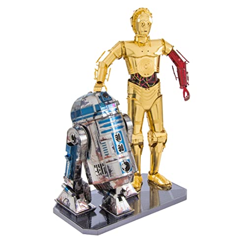 Fascinations Metal Earth Star Wars R2-D2 and C-3PO 3D Metal Model Kit Box Set, 14 Jahre to 99 Jahre