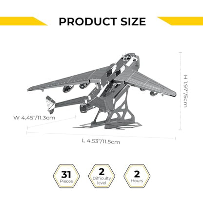 Metal Time Workshop Non-Scale AN-225 MRIYA Airplane Ukraine Dream SE Metal Precision Kit Cargo Aircraft MT001SE