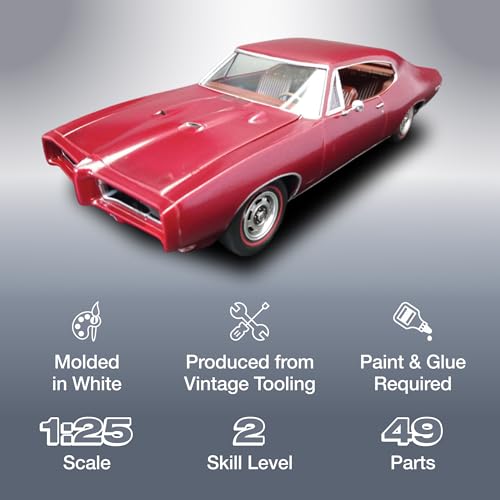 AMT 1968 Pontiac GTO Hardtop Craftsman Plus 1:25 Scale Model Kit