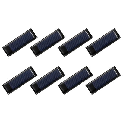 MECCANIXITY 8Pcs 0.5V 0.05W 100mA Mini Solar Panels, Small Solar Photovoltaic Power Cells Charge DIY Electric Toy Materials Kits - style: 0.5V 0.05W 0.1A