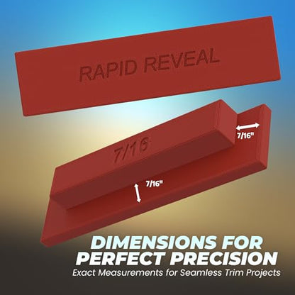 Supply Sons - Rapid Reveal Trim Tool - 7/16" Trim Gauge - Door Reveal Marking Tool - Durable Plastic - Accurate Jamb Marking - Finish Carpentry & Woodworking Tool - Made in The USA (7/16 Inch Spacer) - size: 7/16 Inch