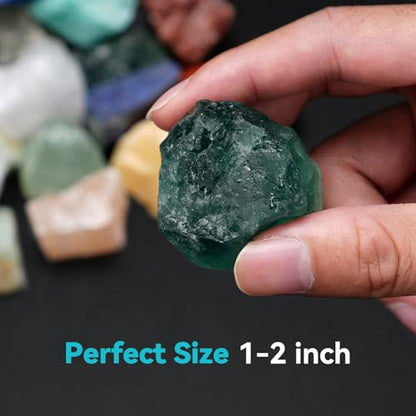 5 lbs Rocks for Tumbling, Mix Large 1-2 Inch Tumbled Stones - size: 1-2 Inch, 5 Pound