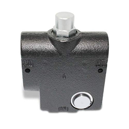 Summit Hydraulics Hydraulic Adjustable Variable Flow Control Valve w/Relief, 0-30 GPM, 3/4” NPT Port Size - size: 3/4" NPT Port, style: Relief