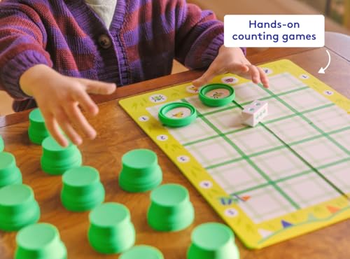 LOVEVERY, The Math Skill Set, Part 1 Hands-On Math, 9 Games and 3 Books, Pre-K to Kindergarten