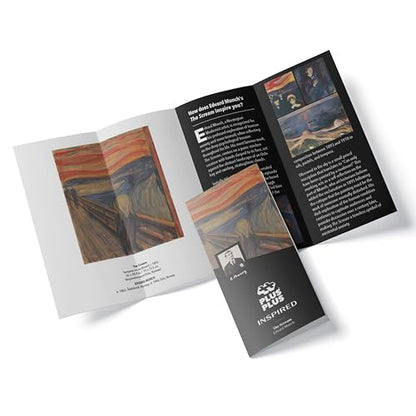 PLUS PLUS Inspired The Scream, Edvard Much, Art History Building Set 350 pc - color: The Scream, Edvard Munch