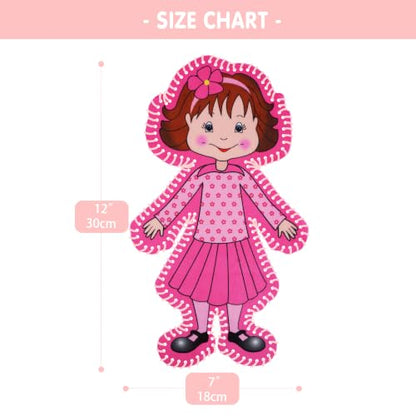 June Garden Ava Sew Your Own Doll Kit, 4-Piece Beginner Set Age 5+ - color: Ava