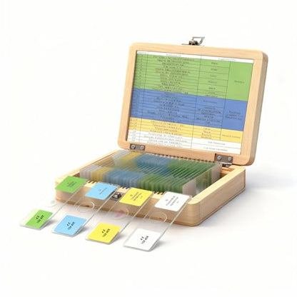 30 Lab-Grade Prepared Microscope Slides