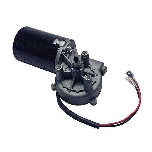 High Torque 24V DC Electric Reversible Gear Motor 50 RPM Right Angle Thread Shaft for Volume Gate Garage Door - size: 24V, style: Right-Threaded Shaft