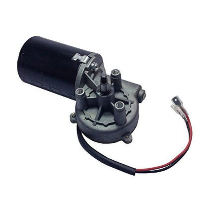 High Torque 24V DC Electric Reversible Gear Motor 50 RPM Right Angle Thread Shaft for Volume Gate Garage Door - size: 24V, style: Right-Threaded Shaft