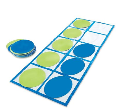 Learning Resources - Ten Frame Floor Mat Activity Set Teacher Classroom Supplies Gross Motor for Preschool Kindergarten Special Education Essentials Math Manipulatives Place Value Number Games