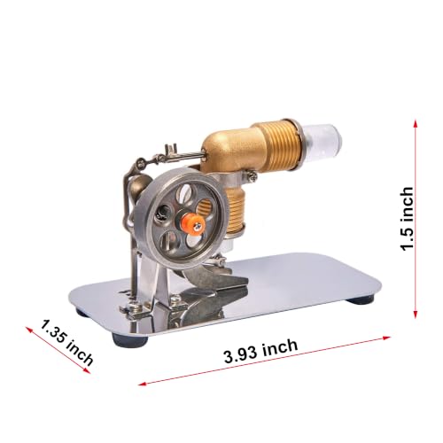 Sunnytech Mini Hot Air Stirling Engine Motor Model Educational Toy Kits Electricity HA001