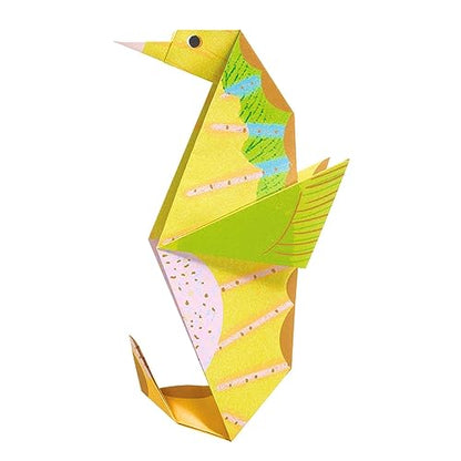 DJECO Origami Paper Craft Kit - Sea Creatures (Level 3) - style: Sea Creatures