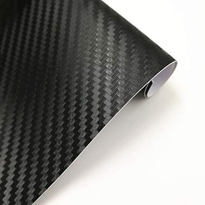 QianBao Compatible with Black Carbon Fiber 11.8" x 4" Chevy Bowtie Emblem - color: Black 6