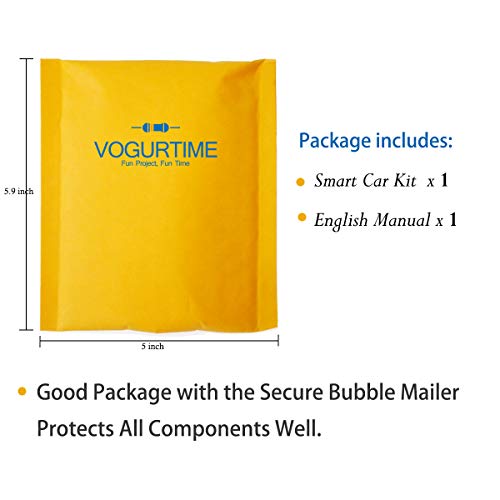 Soldering Project kit Solder Learning Practice for School Electronic Education, Great Fun DIY Kit for Electronics Hobbyists and Trainer (D2-5 Smart Car Kit) - color: 1 Pack D2-5 Smart Car Kit