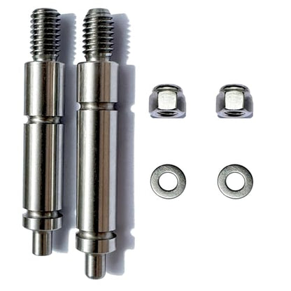 【UPGRADED】GOOSUROO W10359269 W10359270 Dryer Left and Right Side Shafts Kit，Dryer Roller Shaft Set kits has been reinforced，Longer Life Than OEM - style: 1set