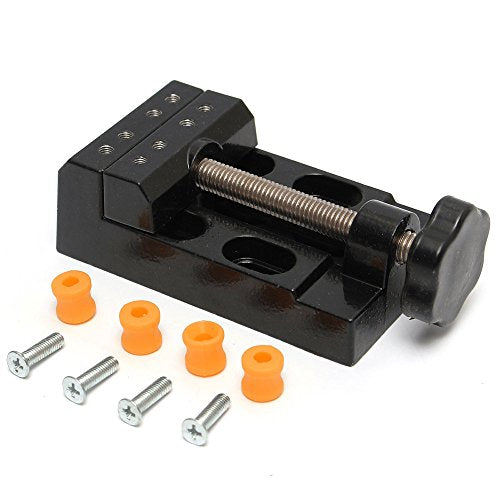 Yakamoz Mini Bench Vise Clamp, 0-2 Inch Clamping Range Cast Aluminum Holder