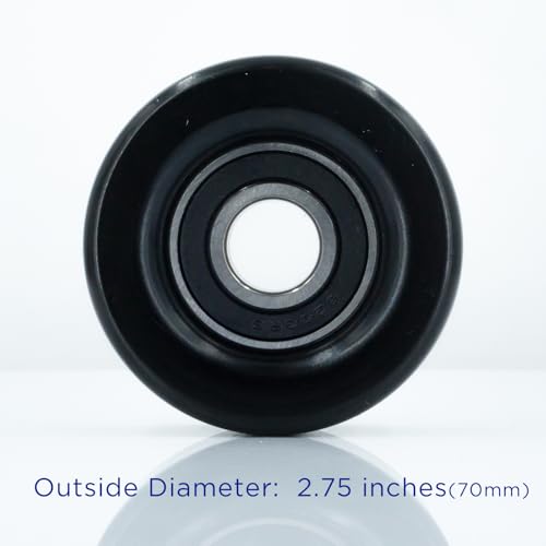 Belt Idler Pulley, 89058 Belt Tensioner Pulley 419643 Compatible with Select Isuzu, Chevrolet, GMC, Hummer etc Models. Automotive Replacement Idler Pulleys by KeeRoarin - size: 89058 - GM