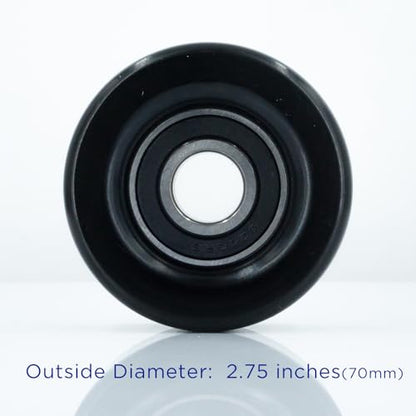 Belt Idler Pulley, 89058 Belt Tensioner Pulley 419643 Compatible with Select Isuzu, Chevrolet, GMC, Hummer etc Models. Automotive Replacement Idler Pulleys by KeeRoarin - size: 89058 - GM
