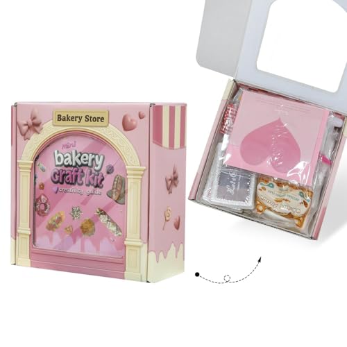 iLAND Craft Kits for Girls Ages 8-12 Fun Clay Bakery, Girls Birthday Gifts - style: Royal Clay Bakery w/ Light String