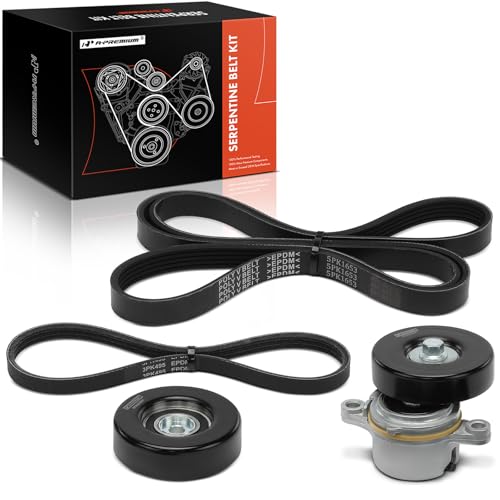 A-Premium Engine Serpentine Belt Drive Kit Compatible with Suzuki, Chevy