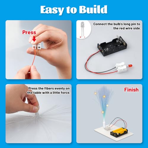 BeAndge Electric Circuit Kit for Kids 8-12, Science STEM Toys