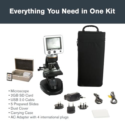 Celestron LCD Digital Microscope II – 3.5" Rotating LCD Touchscreen - style: LCD Digital Micro II