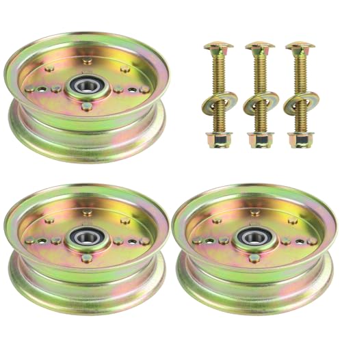 3 Pack 589766102 Idler Pulley for Husqvarna 46" 48" 54" Z246 Deck - color: A13 3x539132728