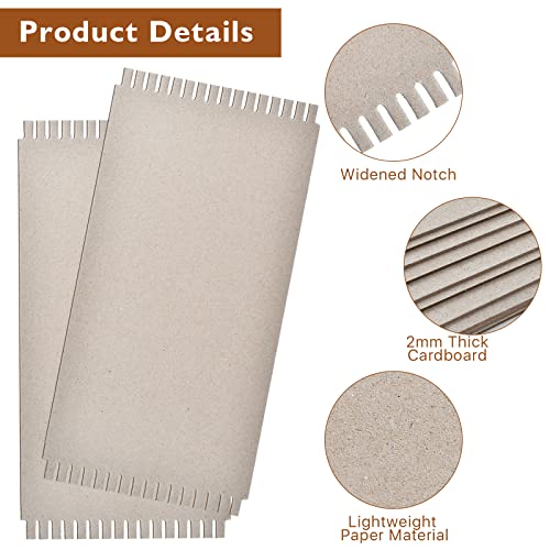 Aemygo 30 Pack Cardboard Weaving Looms, Wide Notch Weaving Loom for Kids, Beginner Square Weaving Boards for Knitting Sewing Crochet Basket Teaching Arts Crafts