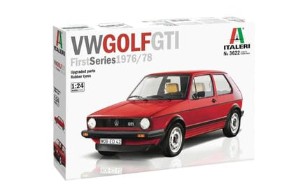 3622S 3622S-1:24 VW Golf GTI Rabbit, Model Building, Construction Kit, Stand Model Making, Crafts, Hobby, Glueing, Plastic Kit, Detailed Unpainted,Unvarnished
