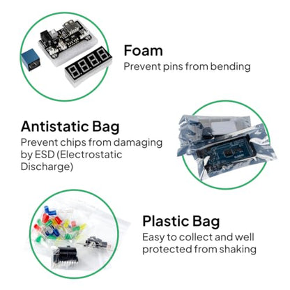ELEGOO Mega 2560 R3 Project Basic Starter Kit Compatible with Arduino