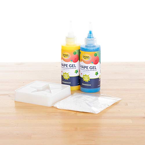 Steve Spangler Science Shape Gel Starter Kit – Hands-On Science Kit for Kids to Learn About Polymers, DIY Slime Kit for Classroom and Home Learning – STEM Activity for Ages 6+ - style: Starter Kit