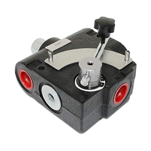Hydraulic Adjustable Variable Flow Control Valve w/Relief, 0-16 GPM, 1/2” NPT - size: 1/2" NPT Port, style: Relief