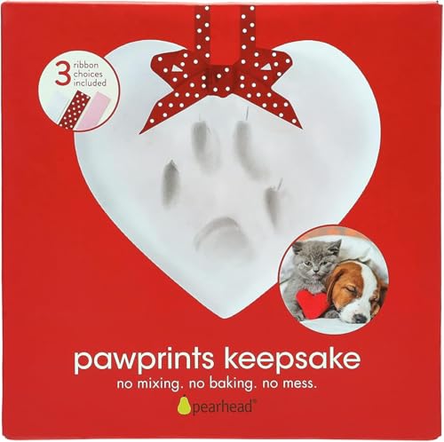 Pearhead Heart Paw Print Keepsake Kit, DIY Keepsake Kit - color: Pawprints Heart Keepsake, size: 1-Pack