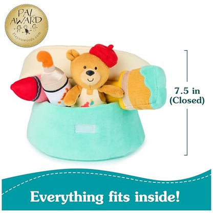 GUND Baby My Little Artist 5-Piece Sensory Plush Toy Playset for Babies - style: Artist Playset