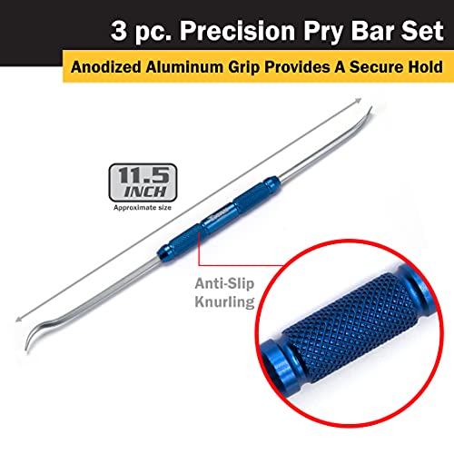 Titan Tools 85504 3-Piece Precision Pry Bar Tool Set s - style: 3-Piece Set