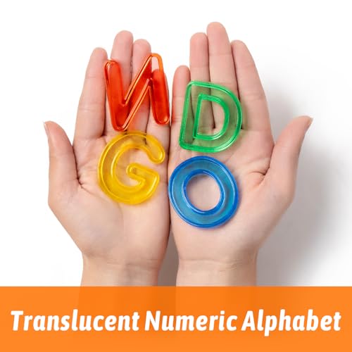 52 Pcs Plastic Capital Letters, 2 Sets of Capital Letters - color: Capital Letters