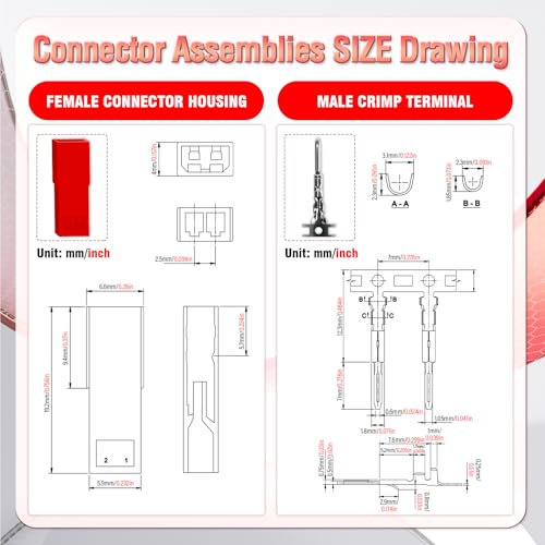 CQRobot JST SYP 2.5mm Pitch 2-Pin Electronic Computer Connector Adapter - size: 2P, style: SYP