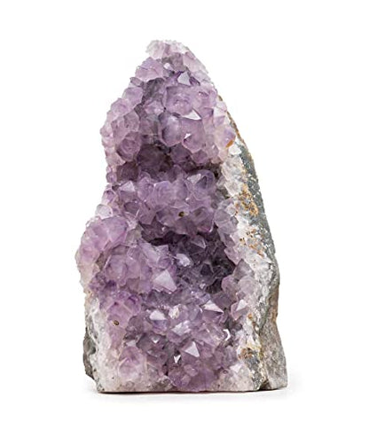 0.5 to 1 Lb Amethyst Crystal Geode From Uruguay – 2.5" to 4" Height, Natural Large Amethyst Cluster Rock – Crystals and Healing Stones - style: 0.5 lb to 1 lb