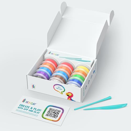 HEY CLAY Birds Air Dry Clay for Kids 15 cans Craft Аges 4-8 - color: Birds