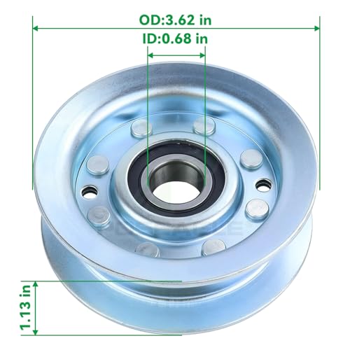 GY22172 Idler Pulley for John Deere 42" 48" D140 L130 LA145 Decks - size: 1xGY22172