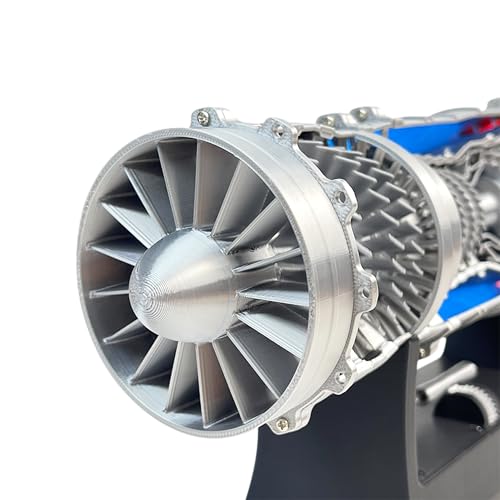 F35 jet engine model 1:18 Scale turbofan engine Model Science Educational Toy Deluxe Aviation Enthusiast Gift Desktop Decoration - style: F35 DIY Kit