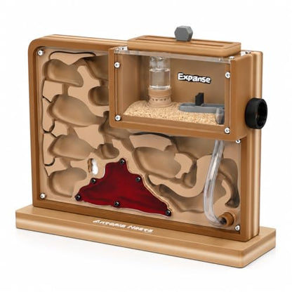 Expanse Ant Farm Nest, Large Formicarium Habitat with Cave System, Moisture System and Integrated Outworld for Ant Keeping