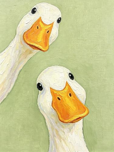 CSZPPQAF Duck Diamond Painting Kits for Adults, Animal Cartoon Diamond Art - color: KM1262-1