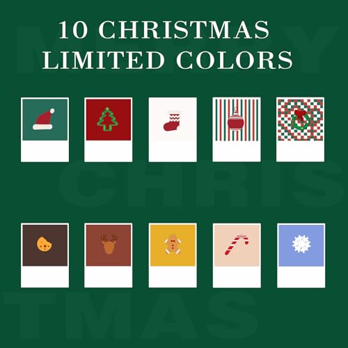 ADIIL 7200pcs Clay Beads Bracelet Making Kit, 6mm Polymer Heishi Beads for Jewelry Making, Friendship Bracelet Kit Birthday Gift for Adults Christmas - color: Christmas