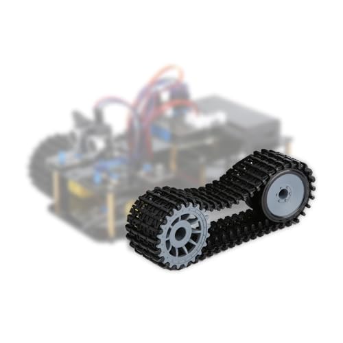ACEBOTT Smart Car Kit Functions STEM Coding for Ages 13-16,16+ Tank Expansion Pack Track Smart Robot Tank Accessory Without Car